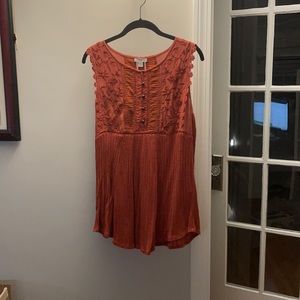 Lucky Brand Blouse - Burnt Orange